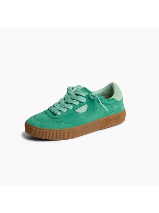 Reef Shoes - REEF Lay Day Seas Women's Leather Sneakers Green Duo CJ7205 NWT
